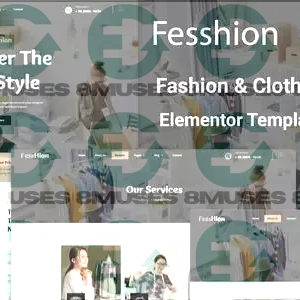 Fesshion – Fashion & Clothing Elementor Template Kit