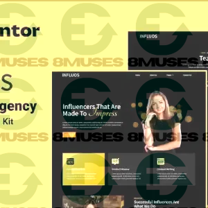 Influos – Influencer Agency Elementor Template Kit