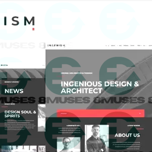 INGENISM – Architectural Design Agency Elementor Template Kit