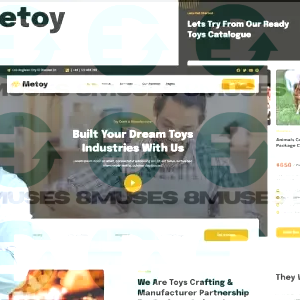 MeToy – Toys Craft Industry Elementor Template Kit