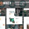 Miker – Movie & Film Studio Elementor Template Kit