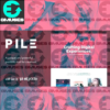 PILE – An Uncoventional WordPress Portfolio Theme